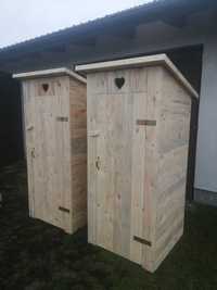 Nowy kibel Wychodek szalet toaletę drewniana WC ogrodowe budowlane