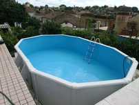 Instalação de piscinas, substituição liners, filtros, jardins, decks