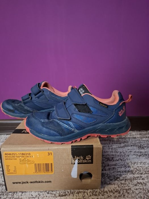 Дитячі непромокаючі черевики jack wolfskin 31 розмір
