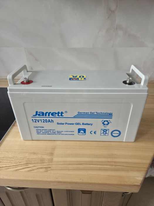 Гелевий акумулятор Jarrett GEL 12 V 120 Ah - б/в