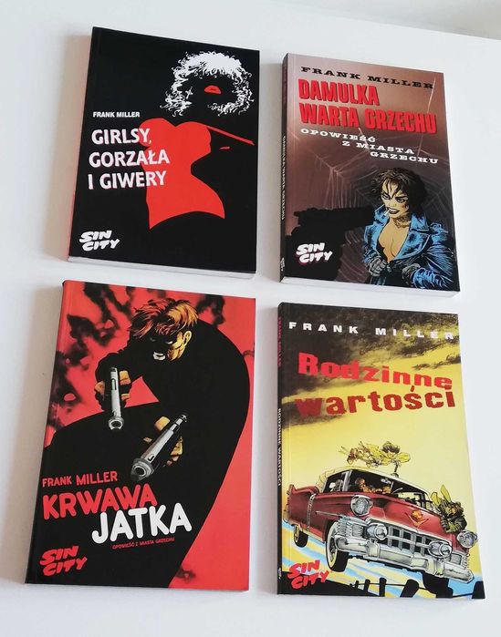 Frank Miller, Sin City, 4 x komiks, wydanie I pl, polecam!