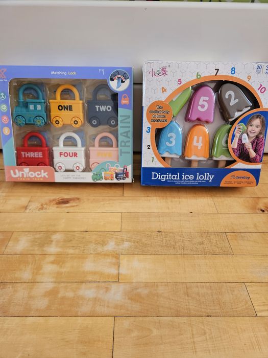 Ключики замочки,морозиво,розвиваючі іграшки