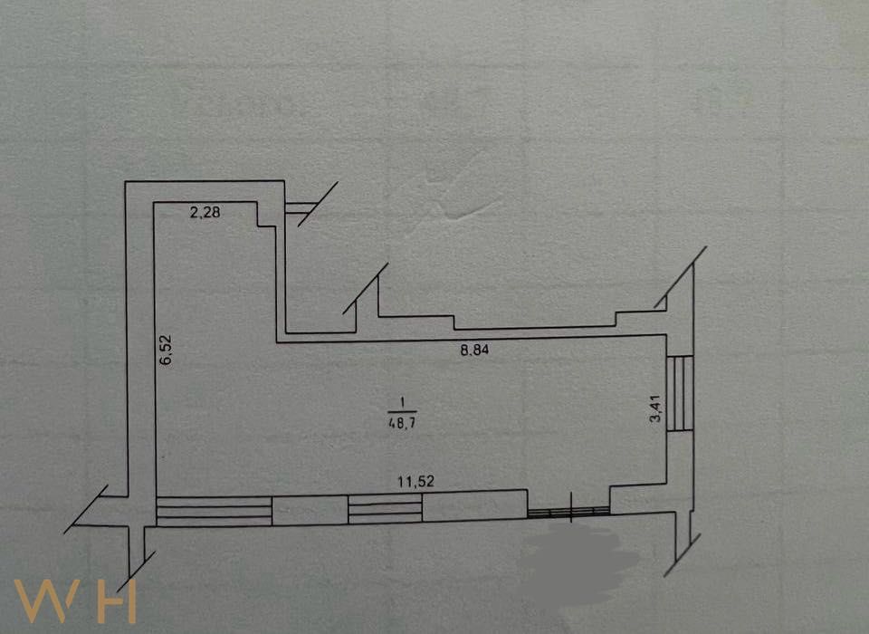 Продаж комерція 87.7m² ЖК Рідний, вул. Покровська 2А Гатне