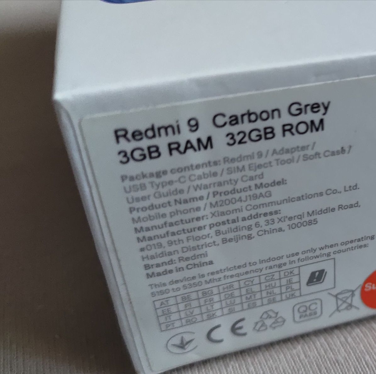 Redmi 9 Carbon Grey
