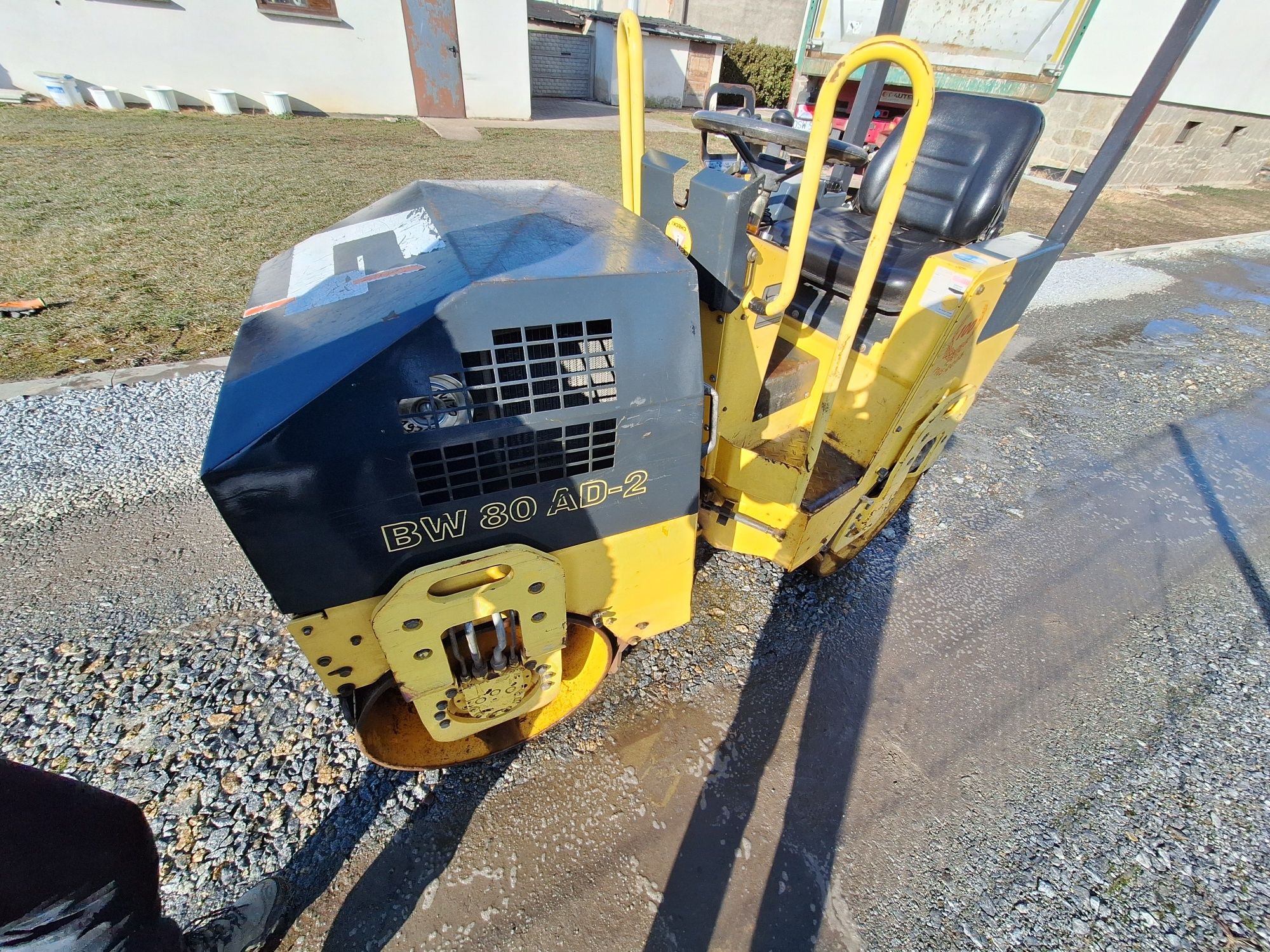 Mini walec zagęszarka BOMAG  ad80 silnik kubota