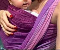 Chusta 4,2m Love babywearing 100% bawełna, splot serduszkowy