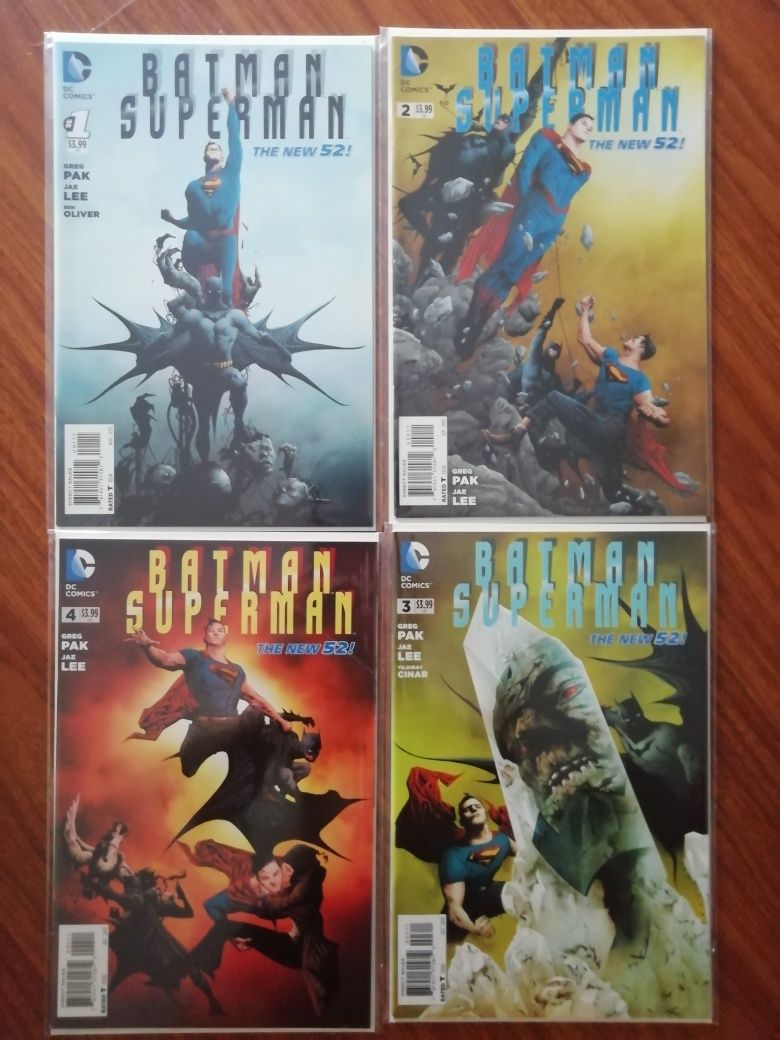 Batman Superman set DC comics banda desenhada