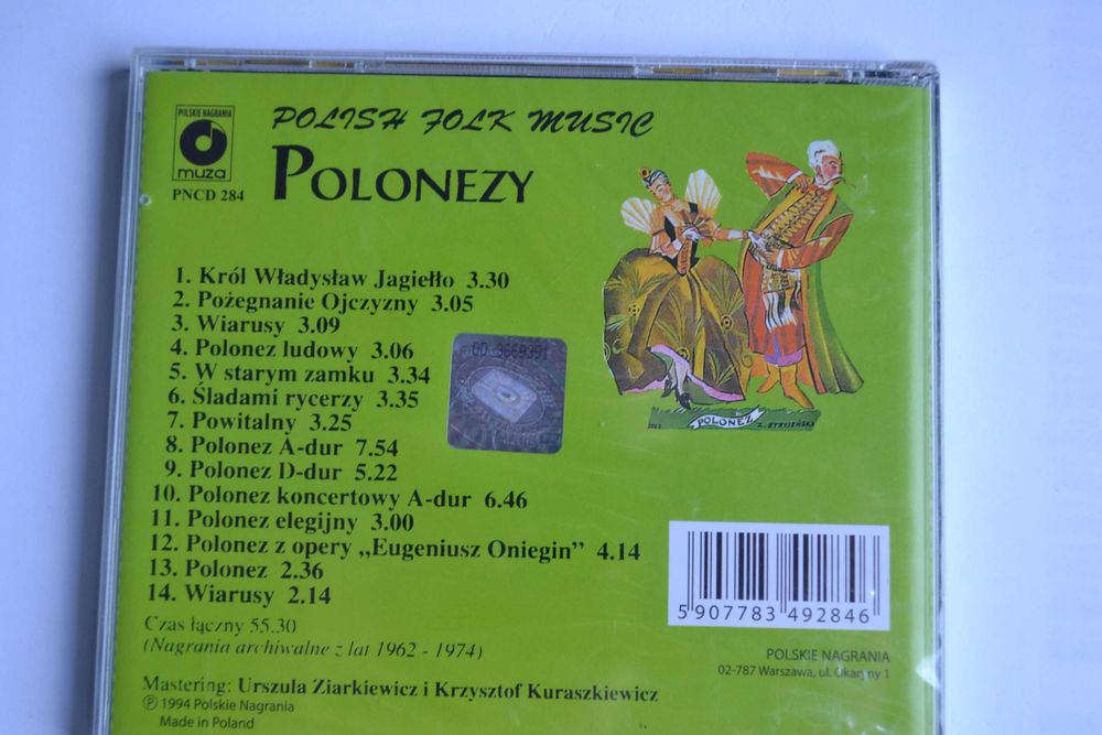 Polska Muzyka Ludowa – Polonezy (1 CD) NOWA, W FOLII