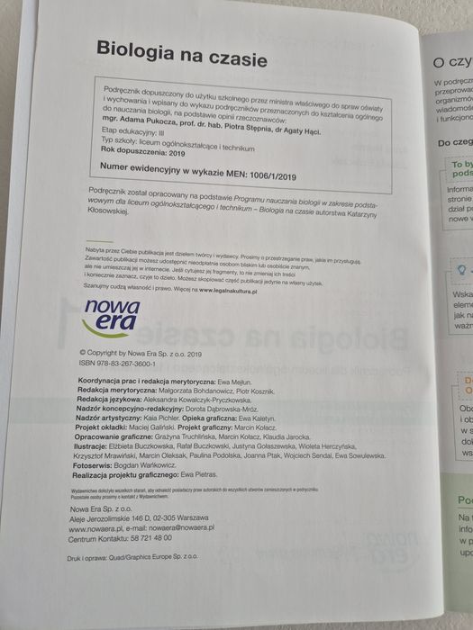 Biologia na czasie 1