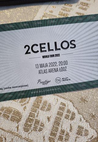 Bilet na koncert 2Cellos Atlas Arena Łódź 13 maja 2022