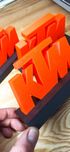 Logo KTM druk 3d