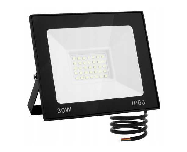 Naświetlacz Halogen LED SLIM 30W garaż lampa reflektor zewnętrzny