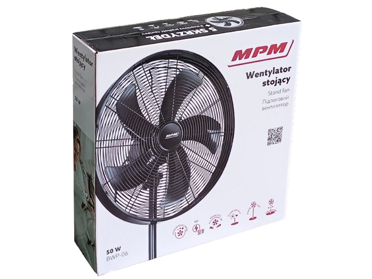 Wiatrak - Wentylator podłogowy MPM BWP-06 - 50W