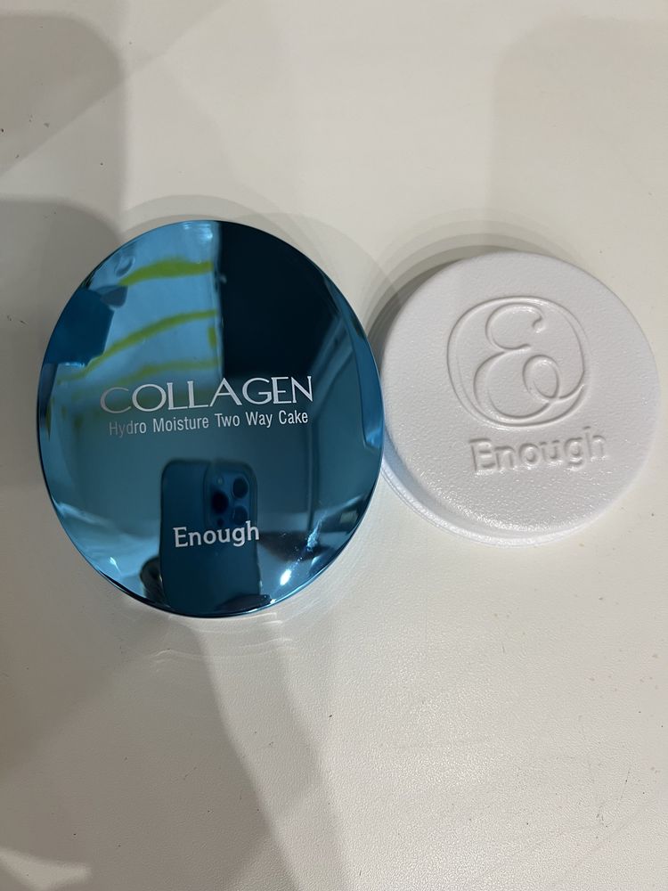 Увлажняющая коллагеновая пудра со сменным блоком Enough Collagen