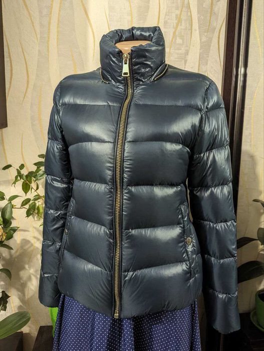 Натуральний пух стьобаний пуховик куртка від ZARA оригінал