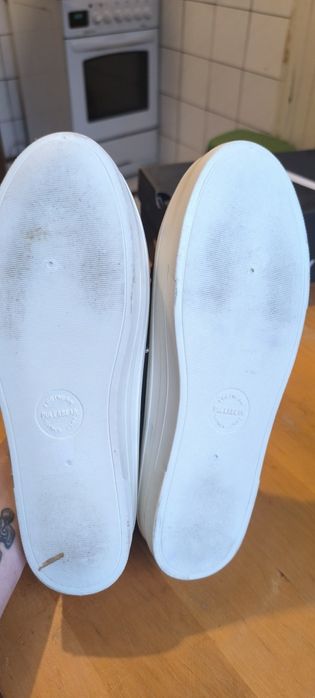 Trampki na grubej podeszwie