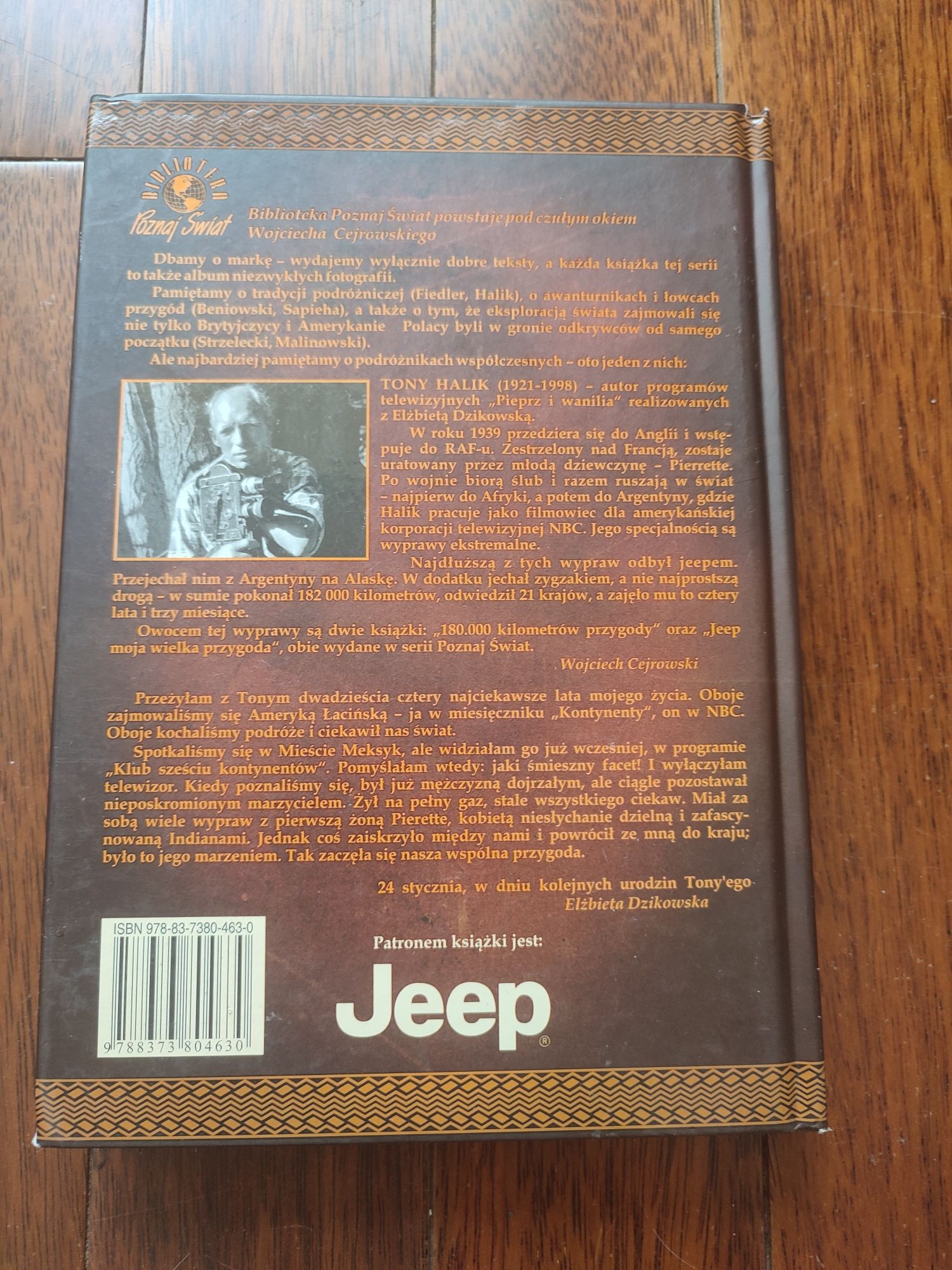 Tony Halik Jeep moja wielka przygoda