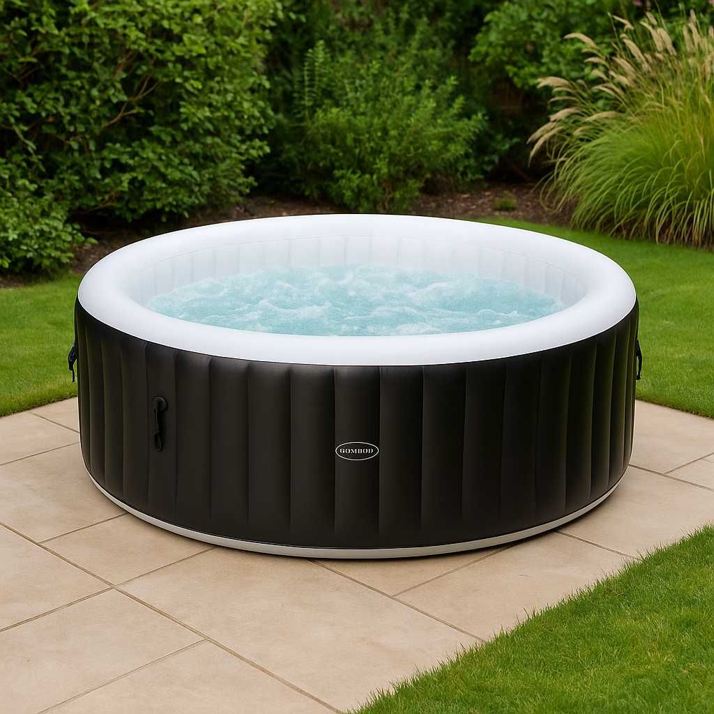 Jacuzzi Ogrodowe 196x66 z Hydromasażem i Kolorowym LED – Relaks w Domu