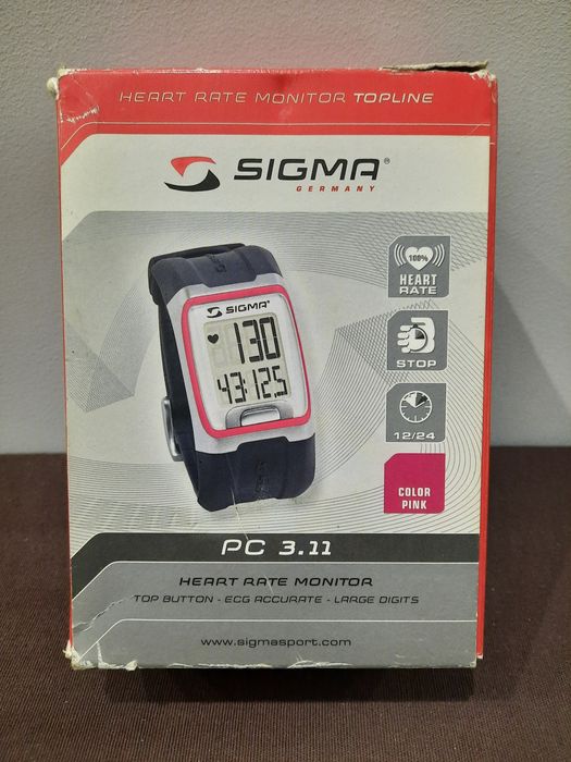 Zegarek pulsometr Sigma Sport PC 3.11 pink