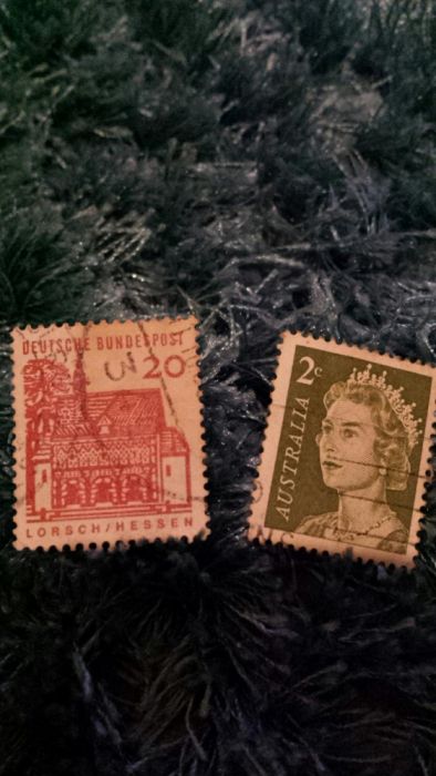 Selos postais muito Antigos