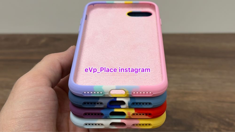 Чохол IPhone 8 SE Rainbow чехол 7 айфон