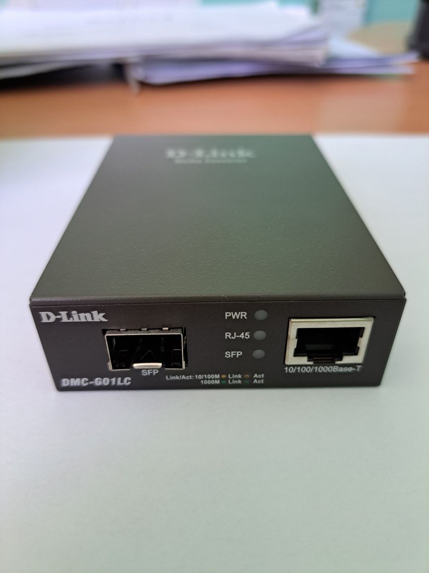 Оптичний медіаконвертер D-link DMC-G01LC новий