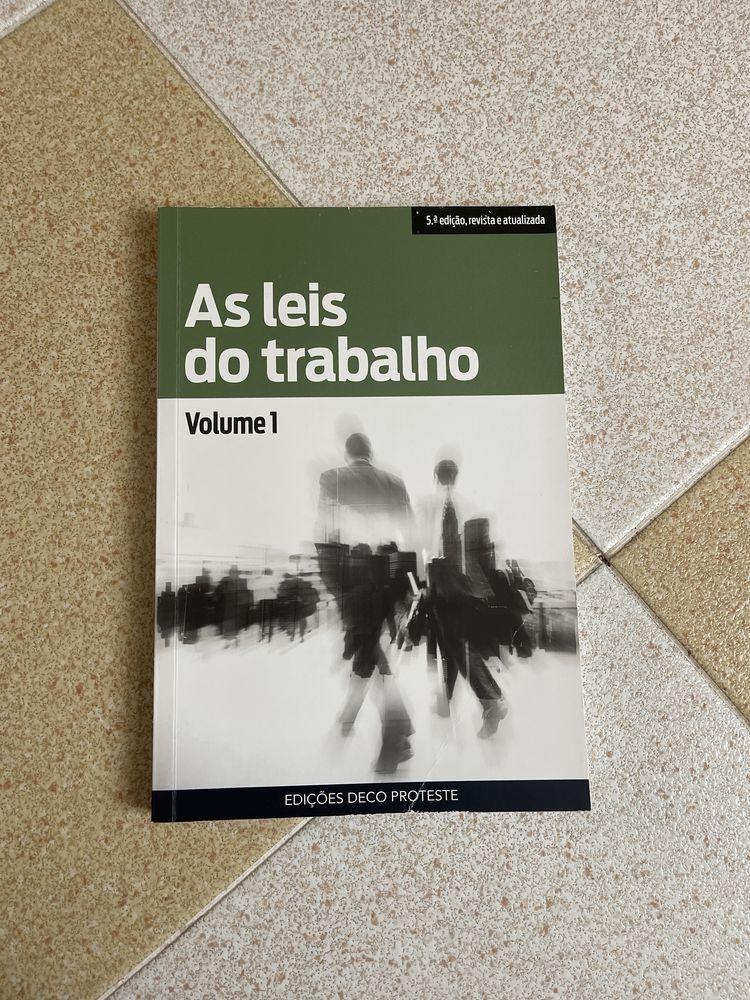 Livros: as Leis do Trabalho - volume 1 e 2