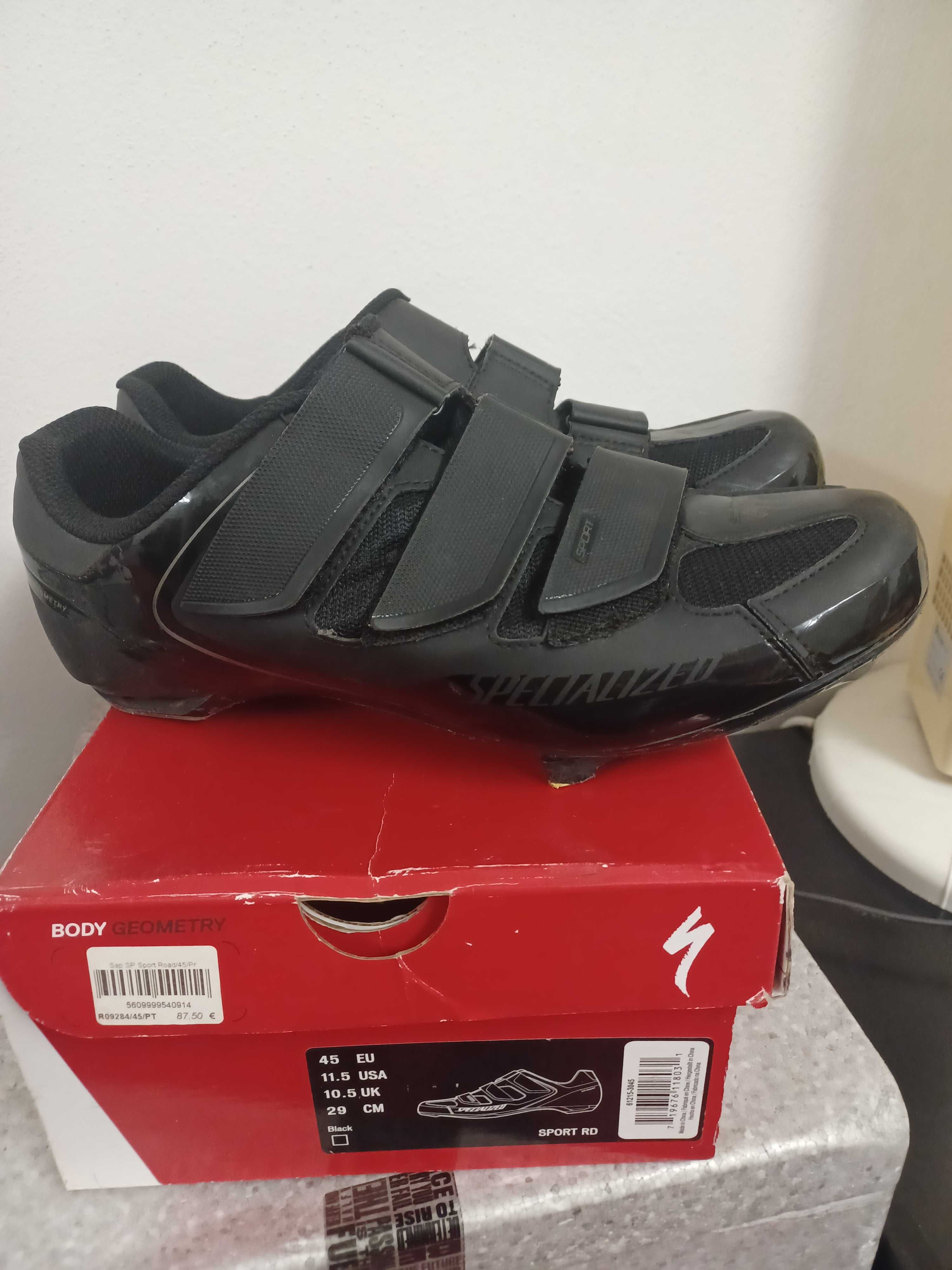 Sapatos Ciclismo Estrada Specialized RD c/ Cleats Shimano Spd