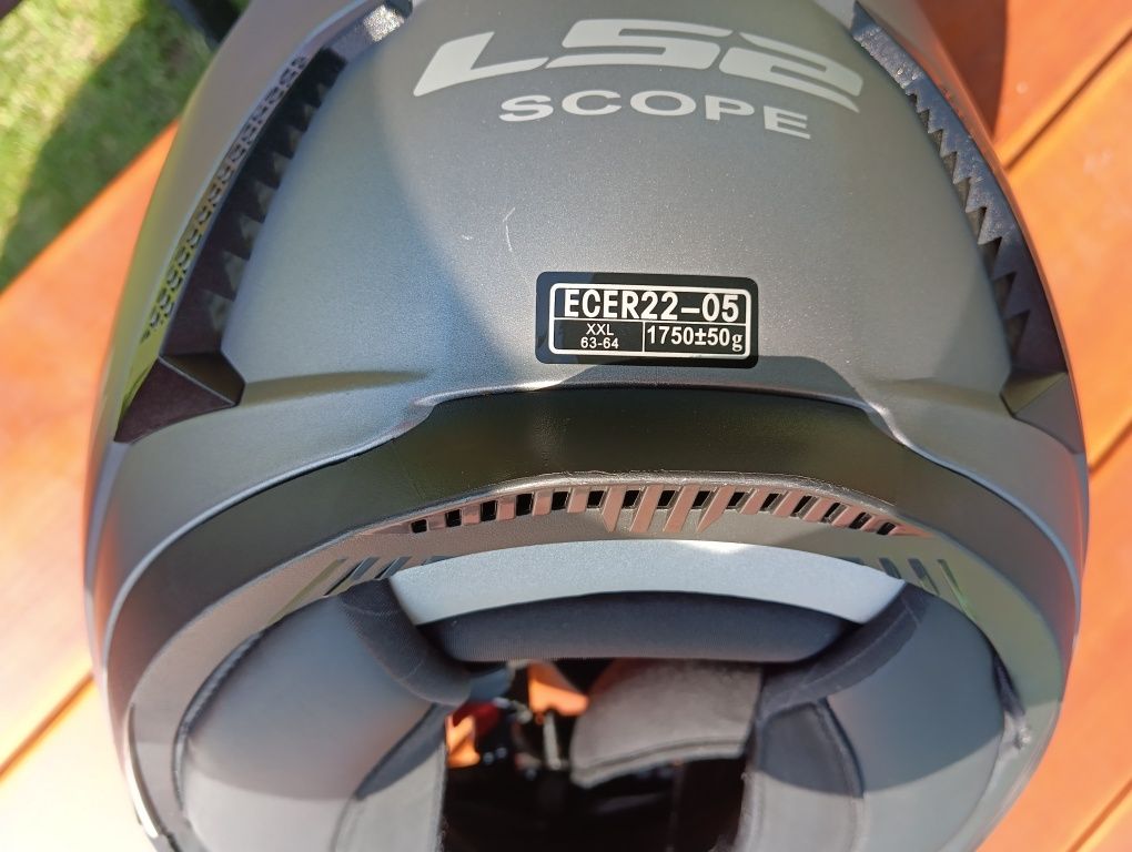 Kask motocyklowy LS2 Scope xxl użyty 3 razy