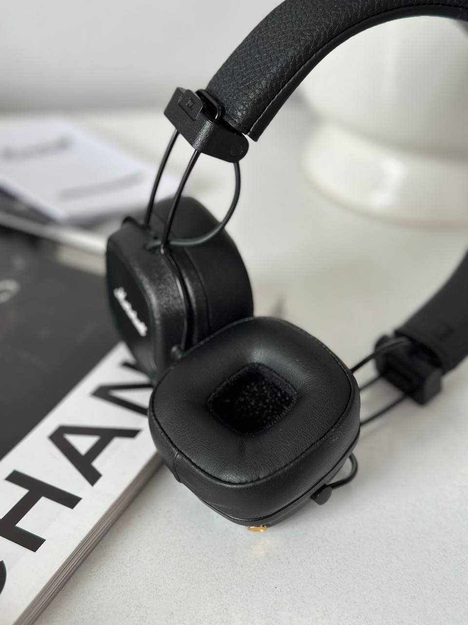 Знижка‼️Навушники накладні Бездротові Marshall Major IV Маршал 4 Чорні