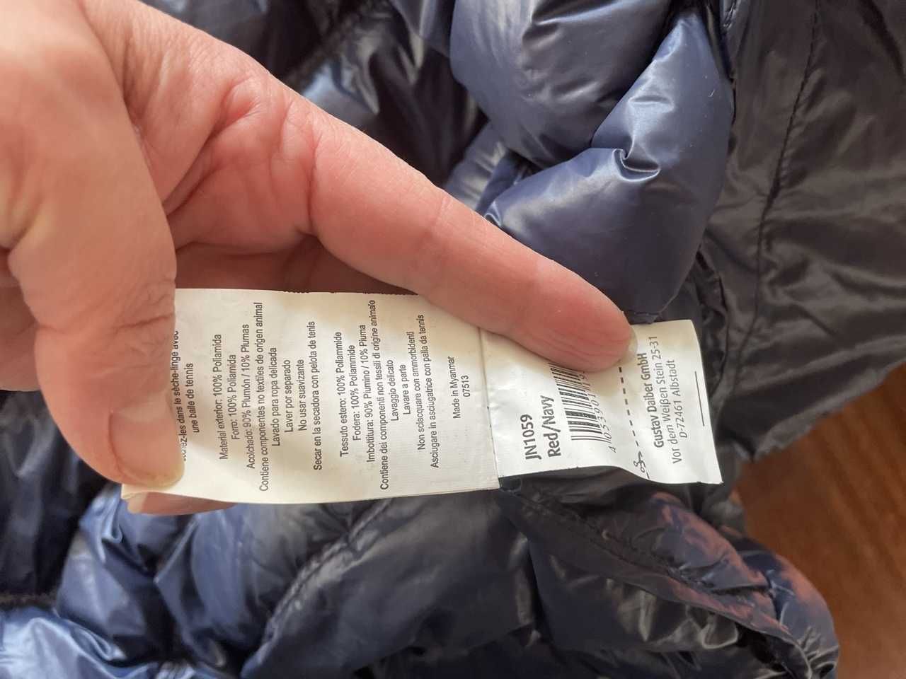 James&Nicholson puch kurtka puchowa z kapturem Lekka i ciepła XL 44