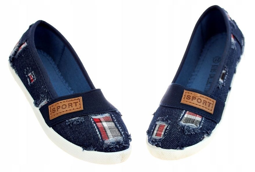 Tenisówki Buty Dziecięce Jeansowe Casual 5727 Rozmiar: 24