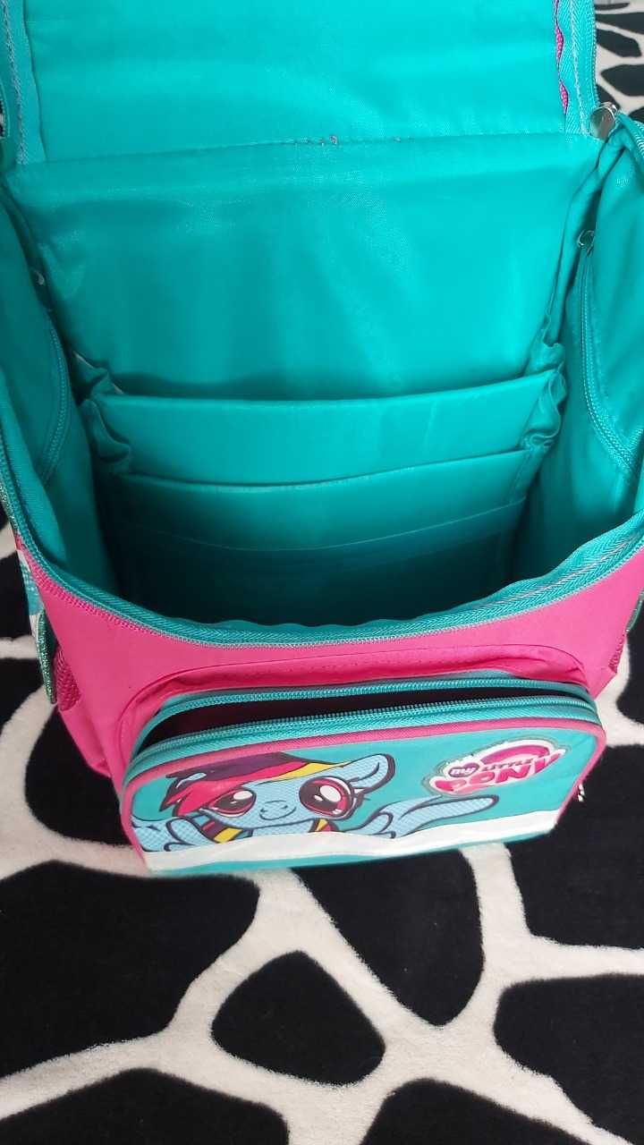 Каркасний рюкзак для дівчинки 1-4 клас little pony