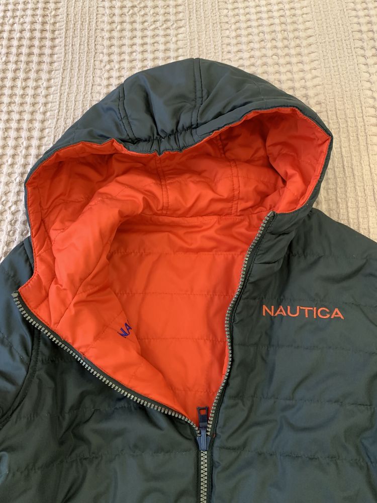 Двостороння куртка Nautica розмір S, 8-10 років