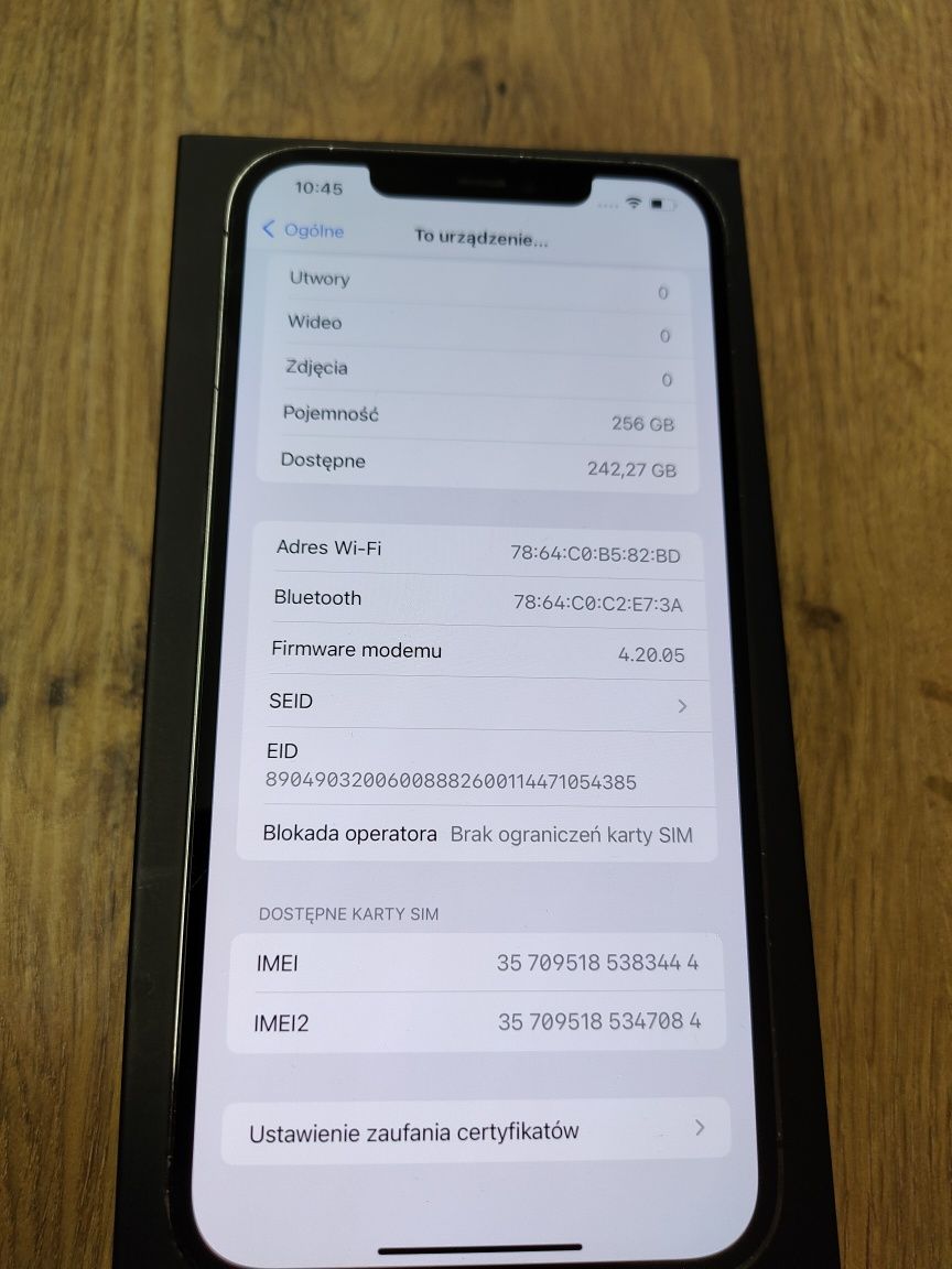 iPhone 12 PRO MAX 256 GB