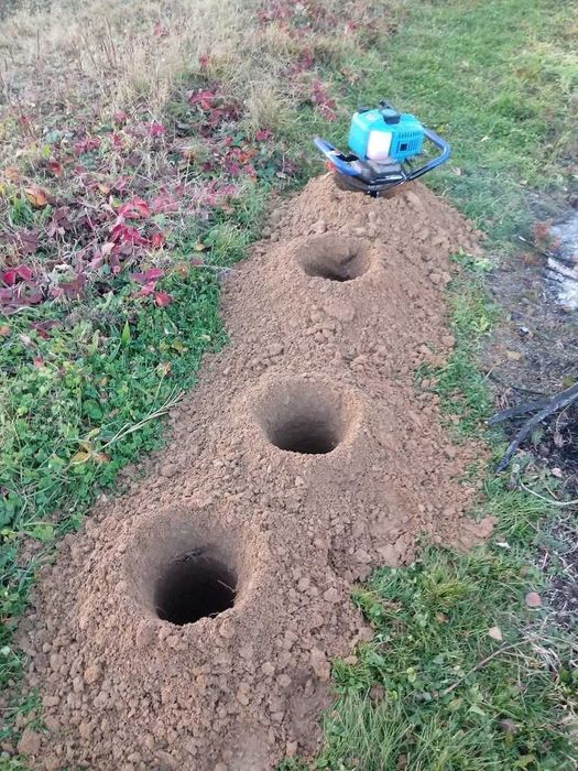 ŚWIDER SPALINOWY Wiertnica Glebowa Ziemi Gleby5,2KM Mocna +3 Wiertła