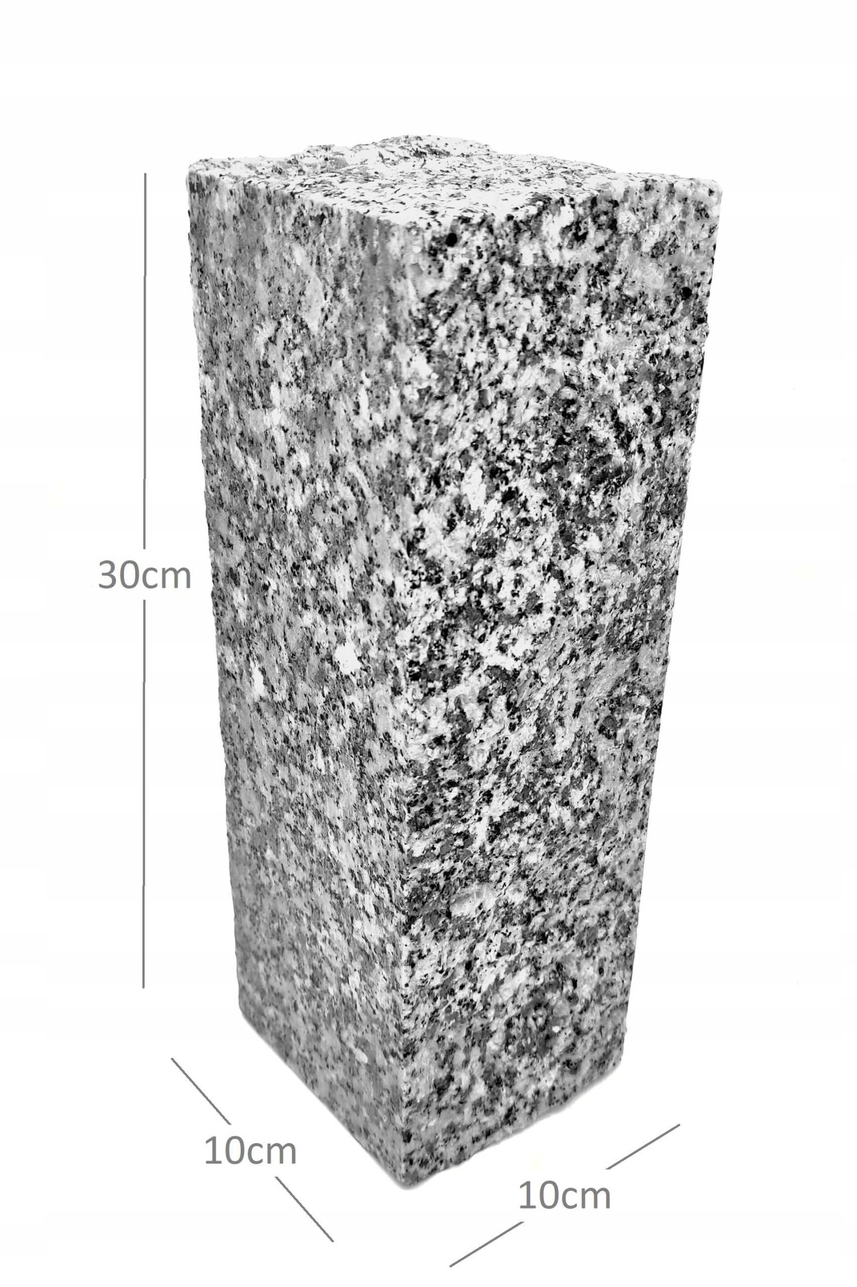 Palisada Granitowa Cięto-Łupana Obrzeże 30cm