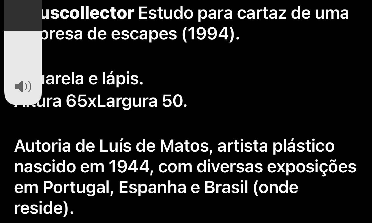 Estudo para cartaz de empresa de escapes 1994