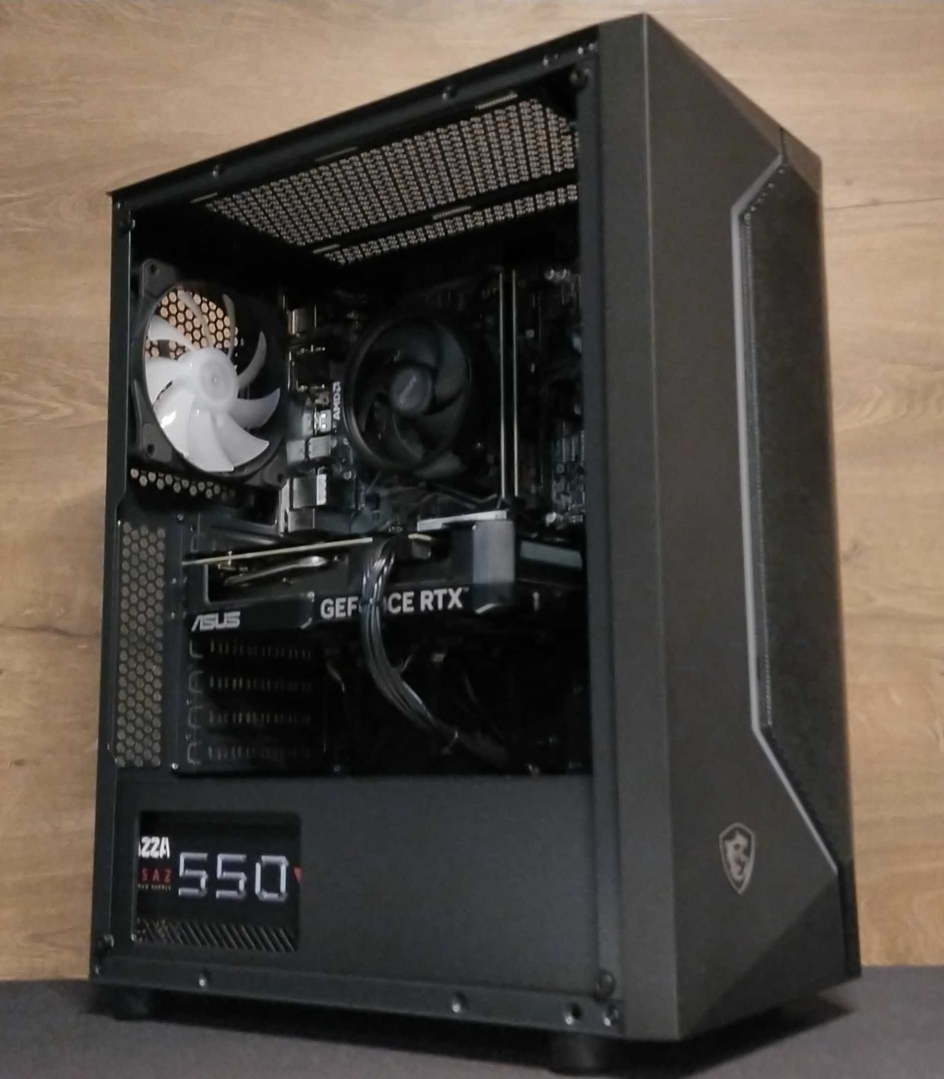 DO GIER RGB Ryzen 7 5700X RTX 4060 32GB SSD 1TB WIFI W11 DLSS 3 NOWY