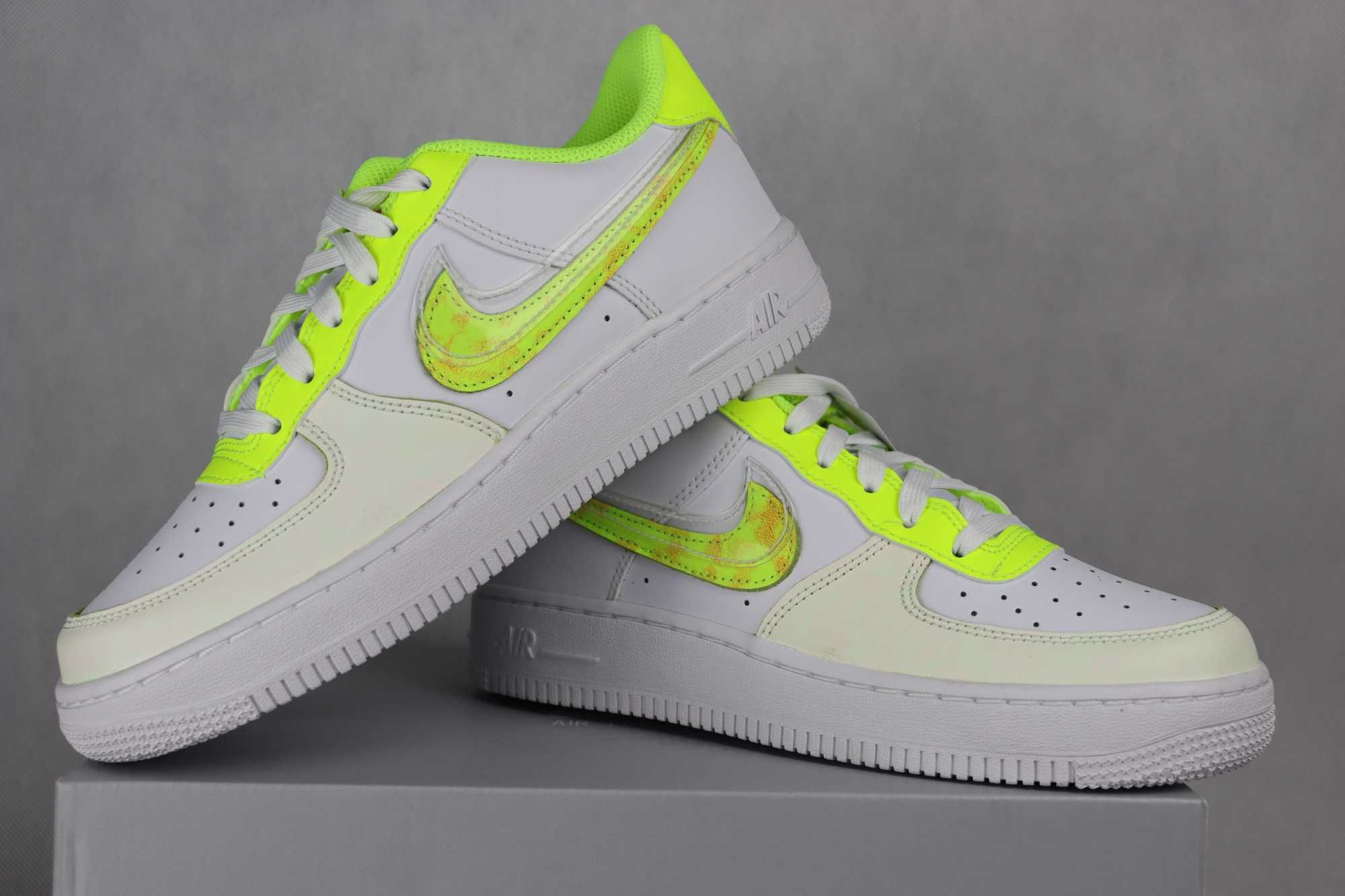 Nike Air Force 1 Low White Citrin 37.5 *NOWE*