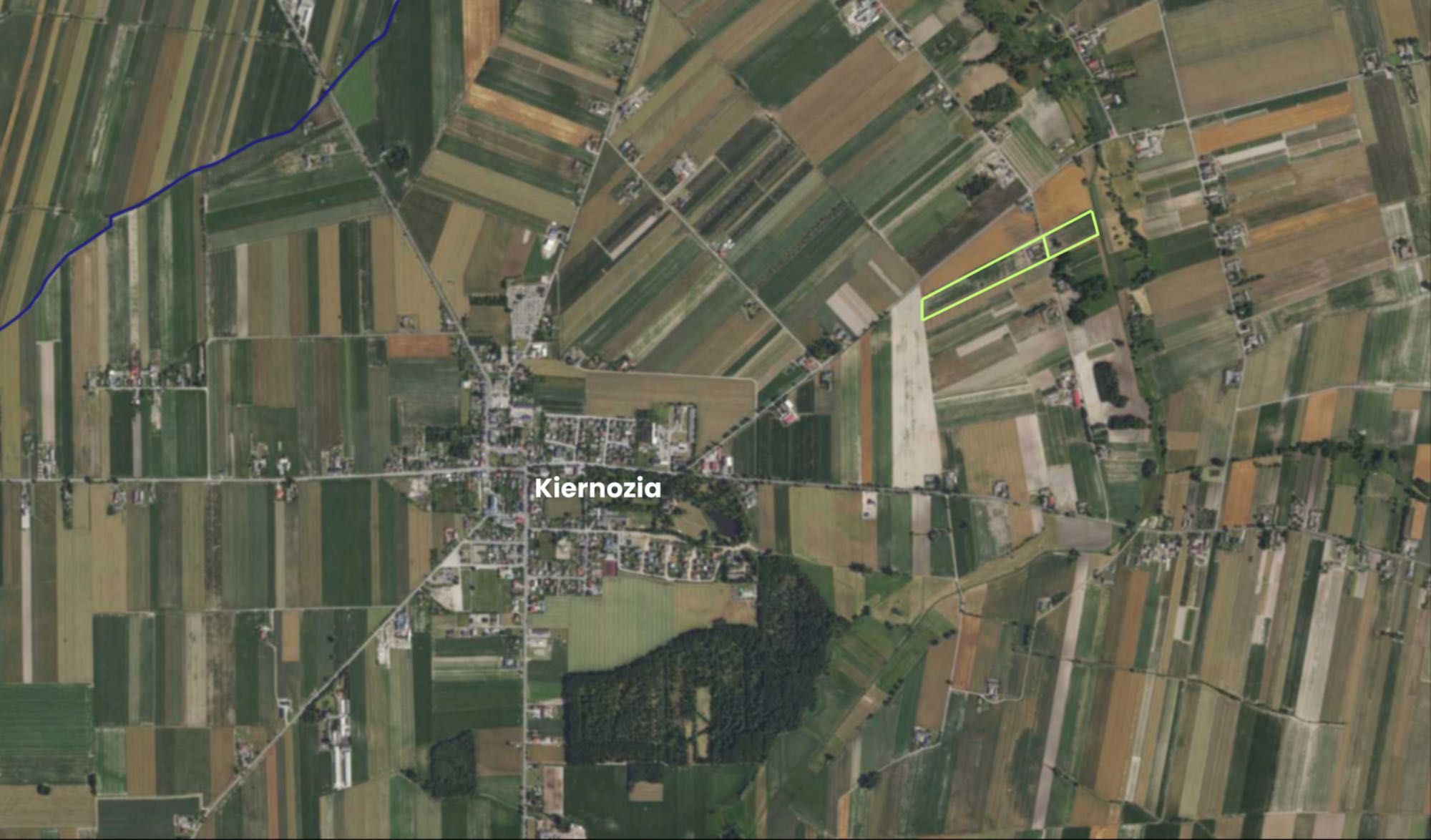 Gospodarstwo rolne z budynkami 3,6ha -miejsc. Chruśle, gmina Kiernozia