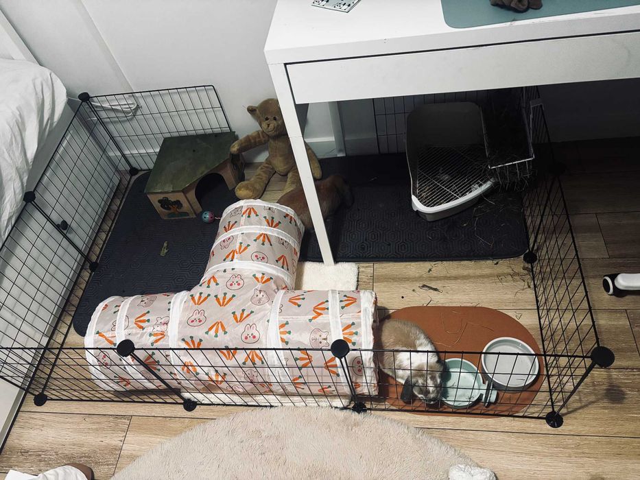 Sprzedam podwójny kojec wraz z wyposażeniem