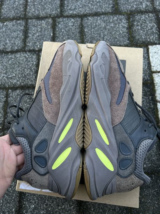 Adidas Yeezy Boost 700 V1 Mauve sneakersy niskie brązowe kanye 45 1/3