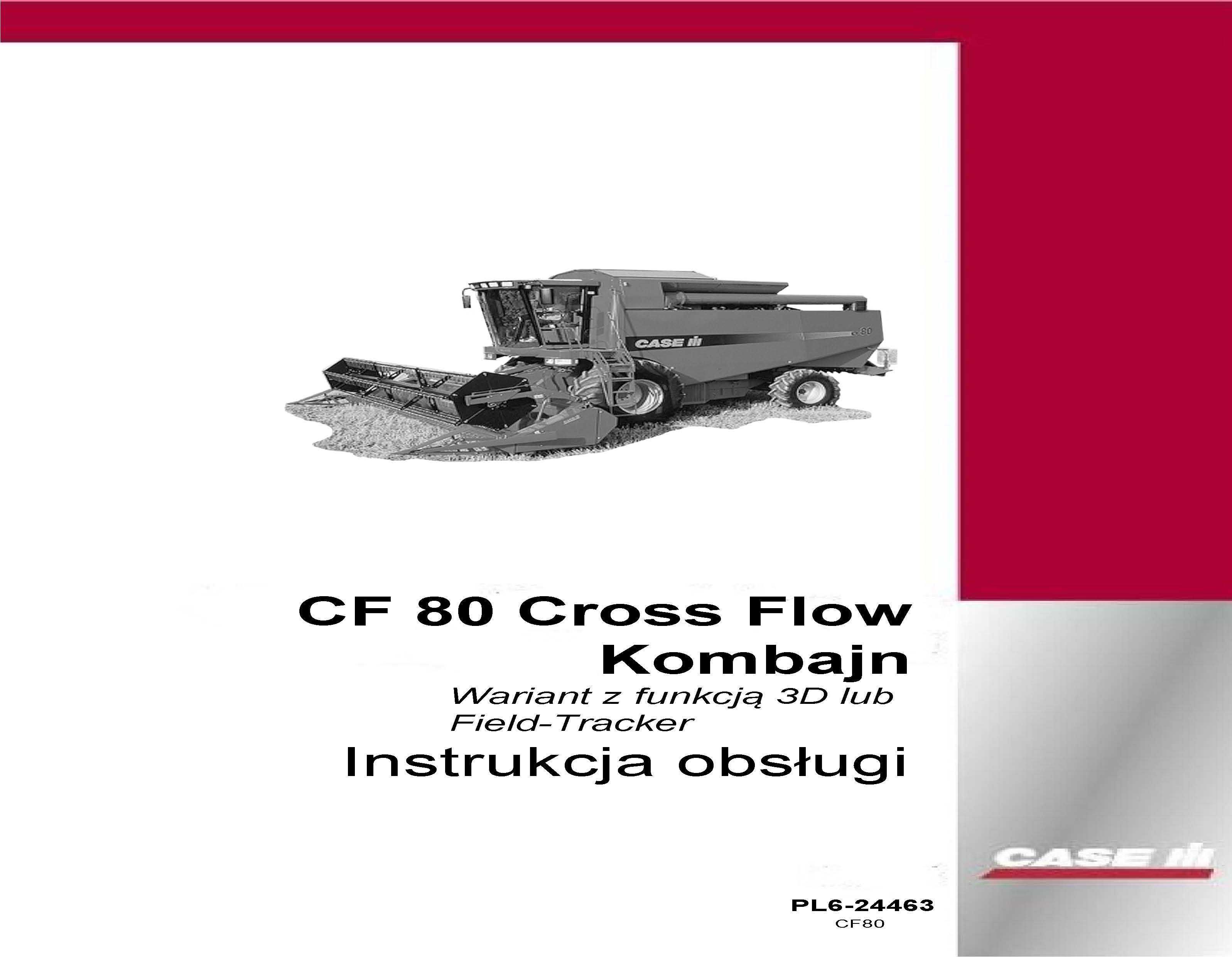 Instrukcja obsługi CASE IH CF 80 CF80
