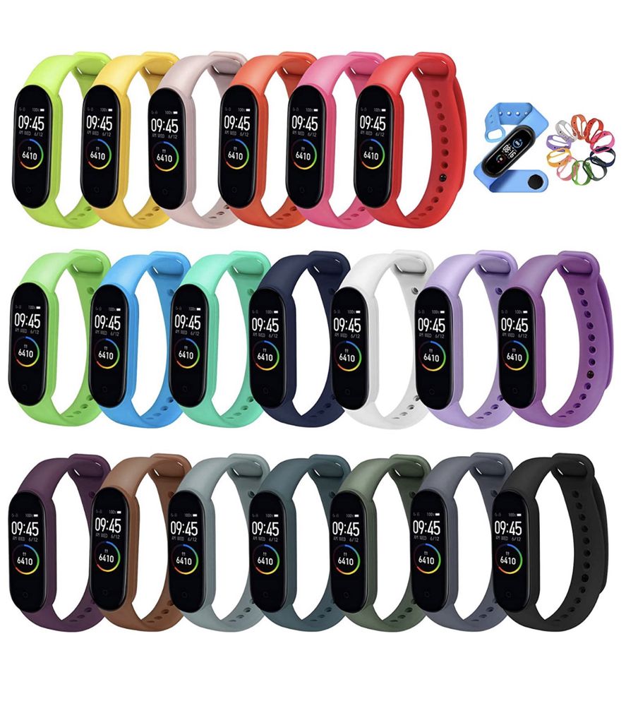 Braceletes Xiaomi Mi Band 3/4 (Também 5/6/7)