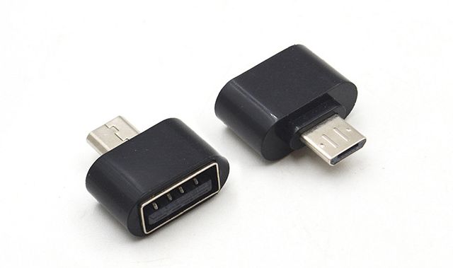Мини OTG переходник microUSB -> USB для телефона планшета адаптер ОТГ
