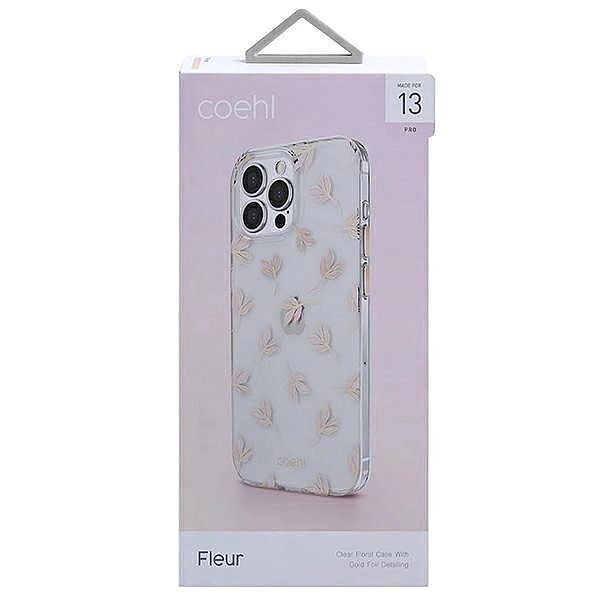 Etui Uniq Coehl Fleur na iPhone 13 Pro / iPhone 13 - różowe