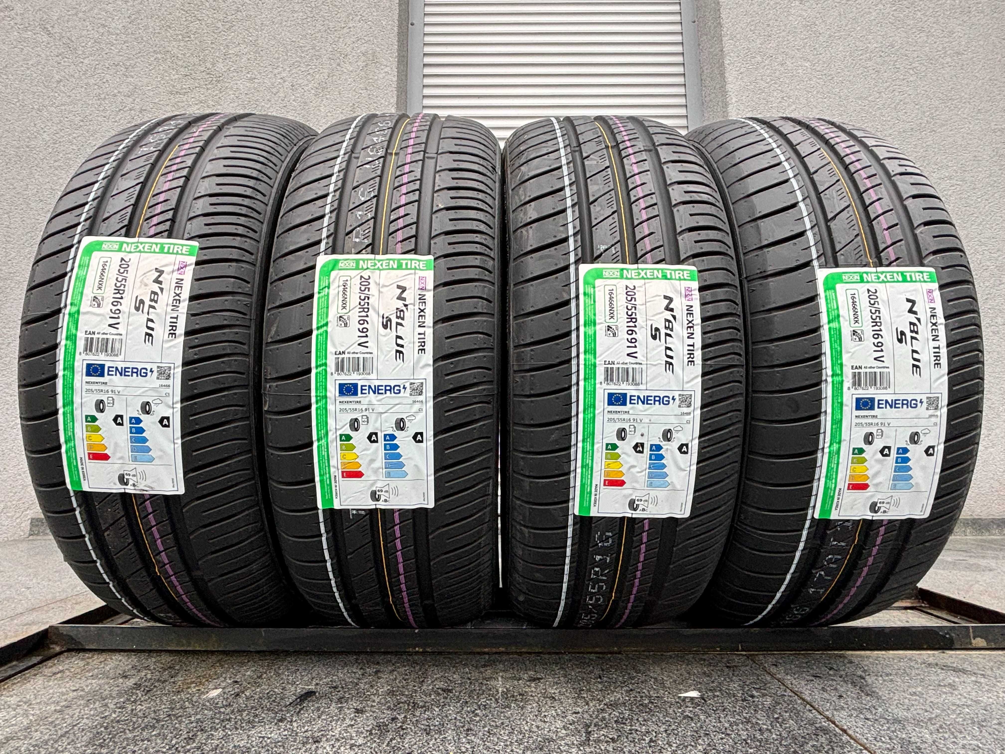 Letnia 205/55R16 Nexen N'BlueS 91V 2024r  Parametry A,A 69db ! gwar