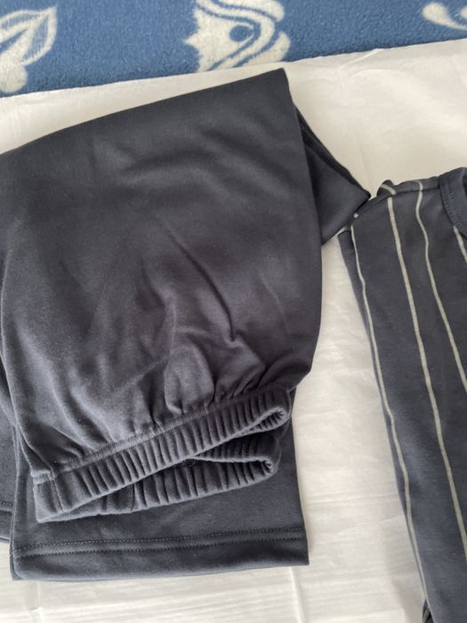 Pijaama de Algodao - Homem - Cinzento - Tamanho 50