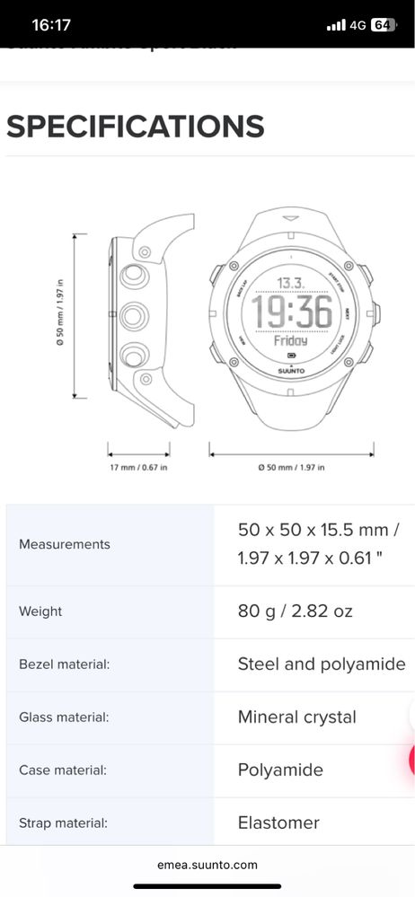 Suunto Ambit 3 Sport